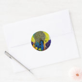 Dood door Michael Moffa Ronde Sticker (Envelop)