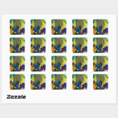 Dood door Michael Moffa Vierkante Sticker (Vel)