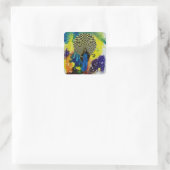 Dood door Michael Moffa Vierkante Sticker (Tas)