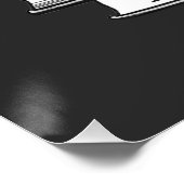 Dood door schedel en boeken perfect poster (Hoek)