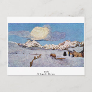 Dood door Segantini Giovanni Briefkaart