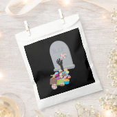 Dood door Snoep Halloween Design Bedankzakje (Geknipt)