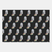 Dood door Snoep Halloween Design Inpakpapier Vel (Voorkant 3)