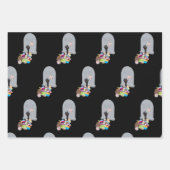 Dood door Snoep Halloween Design Inpakpapier Vel (Voorkant)