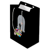 Dood door Snoep Halloween Design Medium Cadeauzakje (Achterkant Gekanteld)