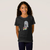 Dood door Snoep Halloween Design T-shirt (Voorkant volledig)