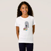 Dood door Snoep Halloween Design T-shirt (Voorkant volledig)