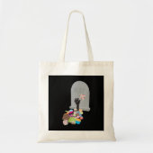 Dood door Snoep Halloween Design Tote Bag (Voorkant)