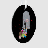 Dood door Snoep Halloween Ornament (voorkant)