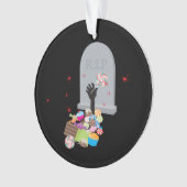 Dood door Snoep Halloween Ornament (voorkant)