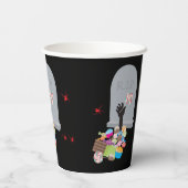 Dood door Snoep Halloween Party Papieren Bekers (Achterkant)