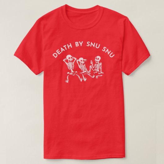 dood door snu snu 3 t-shirt (Design voorkant)
