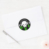 Dood door Subz Circle Sticker (Envelop)