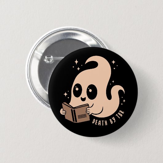 Dood door tbr ronde button 5,7 cm (Voorkant /achterkant)