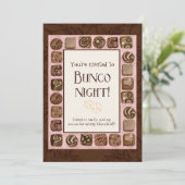 Dood door uitnodiging van de Chocolate Bunco-parti (Staand voorkant)