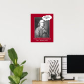 Dood en belastingen citeren grappig spel over woor poster (Thuiskantoor)