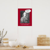 Dood en belastingen citeren grappig spel over woor poster (Keuken)