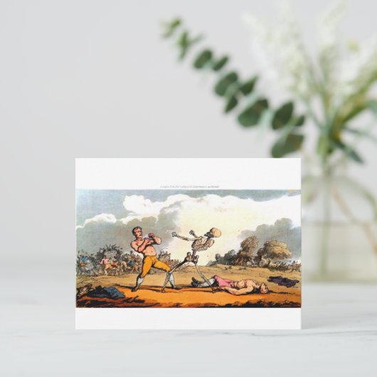 Dood en briefkaart van Boxer (Staand voorkant)