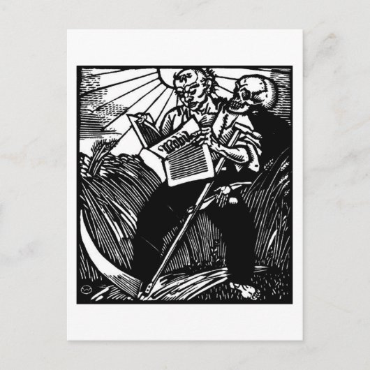 Dood en briefkaart van de boeren (Voorkant)