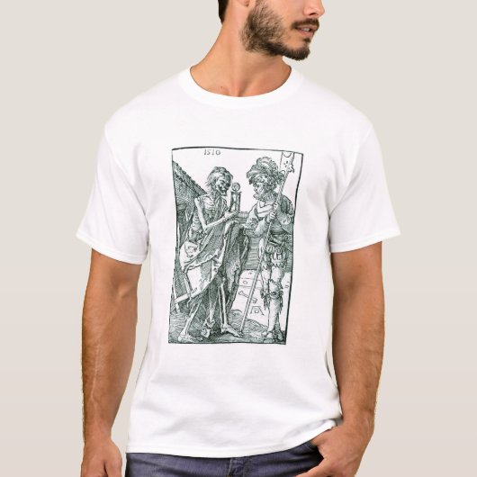 Dood en de Landsknecht - Albrecht Durer - c1510 T-shirt (Voorkant)