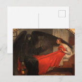 Dood en de meisjesdood van Marianne Stokes in 1900 Briefkaart (Voorkant / Achterkant)