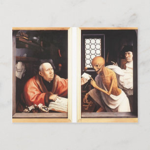 Dood en de Miser door Jan Provoost Briefkaart