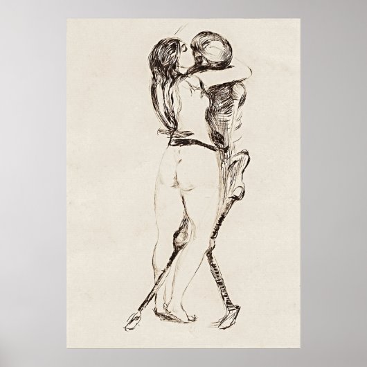 Dood en de vrouw: Munch's spookachtige elegantie Poster (Voorkant)