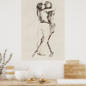 Dood en de vrouw: Munch's spookachtige elegantie Poster (Keuken)