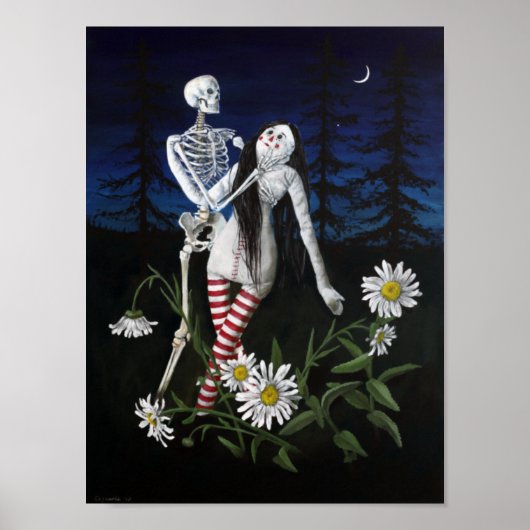 "Dood en dolle" van het Poster van Christiane Cega (Voorkant)