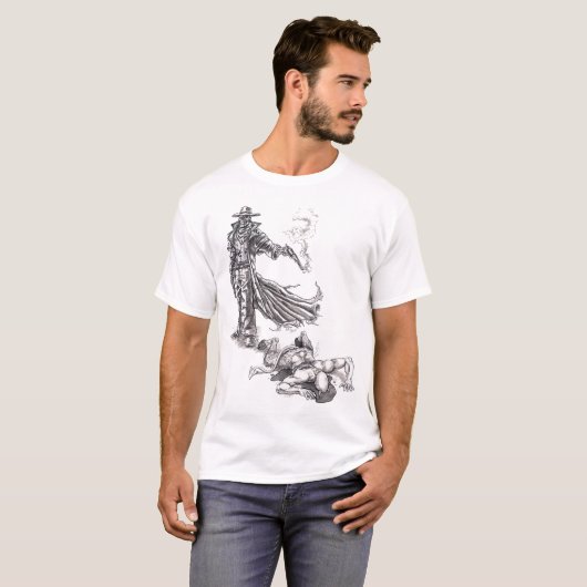 Dood en duivel t-shirt (Voorkant volledig)