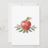 Dood en Eerste Verjaardag Apple Sjabloon Kaart (Achterkant)