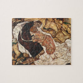 Dood en het meisje door Egon Schiele Legpuzzel