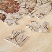 Dood en het meisje door Egon Schiele Legpuzzel (Zijkant)
