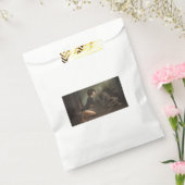 Dood en jonge vrouw bedankzakje (Gezegeld)