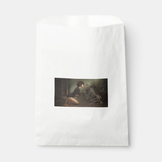 Dood en jonge vrouw bedankzakje (Voorkant)