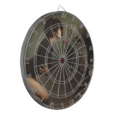 Dood en jonge vrouw dartbord (Voorkant Links)