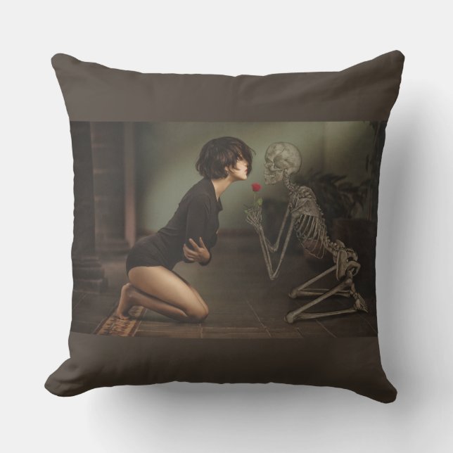 Dood en jonge vrouw kussen (Voorkant)