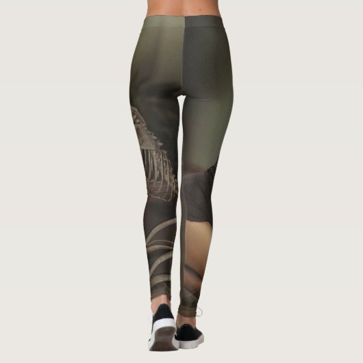 Dood en jonge vrouw leggings (Achterkant)