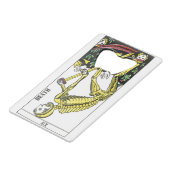 Dood en Kaarten van de duivel Creditkaart Flessenopener (Voorkant Gekanteld)