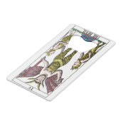 Dood en Kaarten van de duivel Creditkaart Flessenopener (Achterkant Gekanteld)