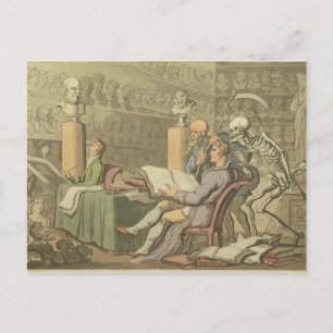 Dood en kunstenaar briefkaart
