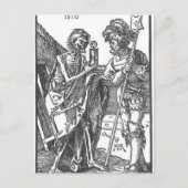 Dood en Landsknecht door Albrecht Durer Briefkaart (Voorkant)