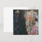 Dood en leven door Gustav Klimt  Art Nouveau (Voorkant / Achterkant)