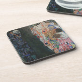 Dood en leven door Gustav Klimt  Art Nouveau Bier Onderzetter (Linkerzijde)