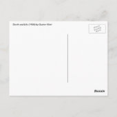 Dood en leven door Gustav Klimt  Art Nouveau Briefkaart (Achterkant)