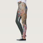 Dood en leven door Gustav Klimt  Art Nouveau Leggings<br><div class="desc">Dood en leven (1908) door Gustav Klimt is een Victoriaans Era Symbolisme mooi kunstschilderij met twee verschillende delen: leven en dood. Links staat de dood afgebeeld door een klassiek grimmige luier met een draaiende schedel, bedekt met een donkere robe gekleurd met een religieus kruis. Rechts ligt een groep van vooral...</div>