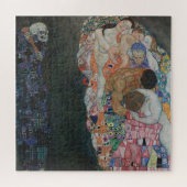 Dood en leven door Gustav Klimt  Art Nouveau Legpuzzel (Horizontaal)