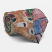 Dood en leven door Gustav Klimt  Art Nouveau Stropdas (Opgerold)