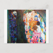 Dood en leven, Gustav Klimt Briefkaart (Voorkant)