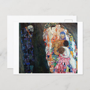 Dood en Leven   Gustav Klimt   Briefkaart